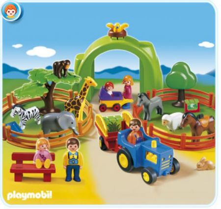 playmobil 123 zoo set