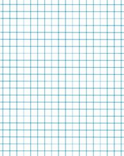 Blank Exercise Book 7" x 9" - For Graphing, 1 cm Squares