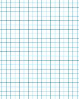 Blank Exercise Book 7" x 9" - For Graphing, 1 cm Squares