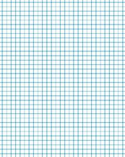 Blank Exercise Book 7" x 9" - For Graphing, 4 Squares To An Inch