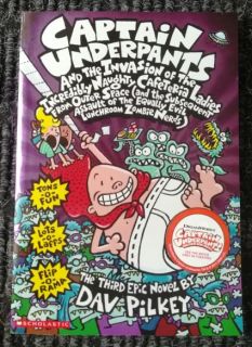 Captain Underpants And The Invasion of The Incredibly Naughty Cafeteria Ladies From Outerspace(Bk 3)