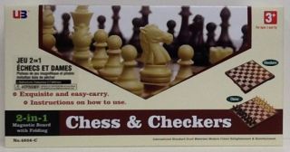 Chess & Checkers 2-in-1