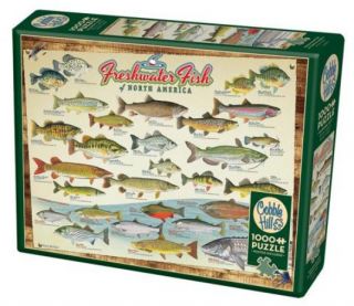 Cobble Hill 1000 pcs Puzzle - Freshwater Fish of North America