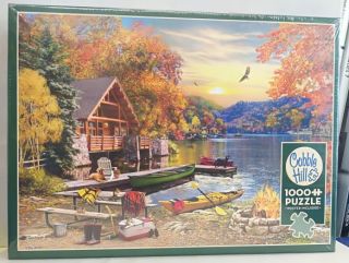 Cobble Hill 1000 pcs Puzzle - Lakeside Retreat
