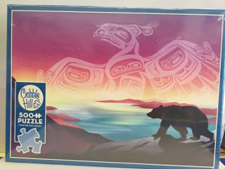 Cobble Hill 500 pcs Puzzle - Crossings: Thunderbird and Bear
