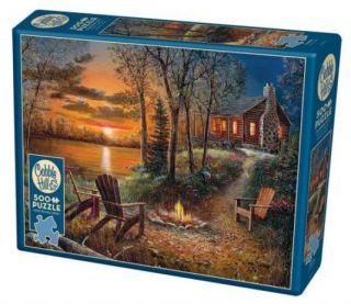 Cobble Hill 500 pcs Puzzle - Fireside