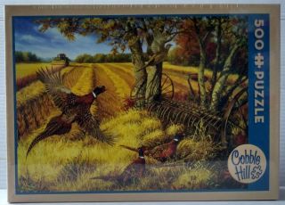 Cobble Hill 500 pcs Puzzle - Ring-Necked Pheasants