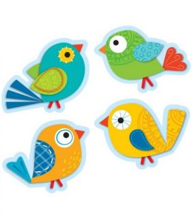 Colourful Cut-Outs / Assorted Designs - Boho Birds