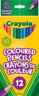 Crayola Coloured Pencils 12 Colors