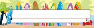 Desk Nameplates - Surfing