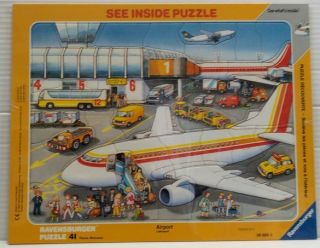 Frame Puzzle - Airport, 41 Pieces