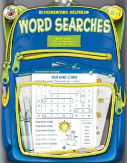 Homework Helper / Workbook G K-1 : Word Searches