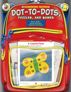 Homework Helper / Workbook PreK-G1 : Dot-to-Dots, Puzzles, and Games