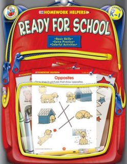 Homework Helper / Workbook PreK-G1 : Ready for School