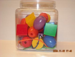 Jumbo Plastic Lacing Beads