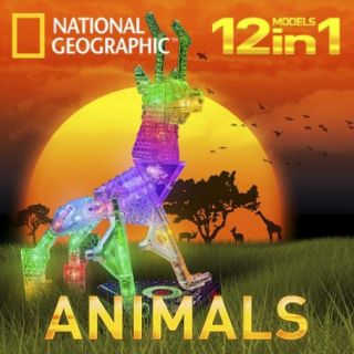Laser Pegs National Geographic Animals - 12 in 1 Models Kit