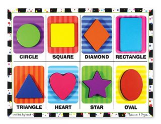 M&D Wooden Chunky Puzzle - Shapes