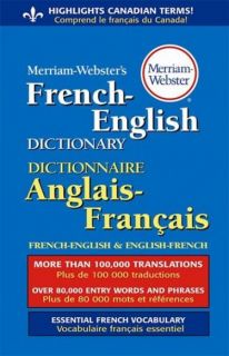 Merriam-Webster's French-English (Dictionnaire Anglais-Francais)