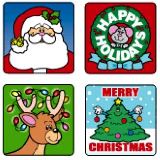 Motivational Stickers - Christmas