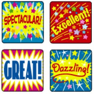 Motivational Stickers - Positive Words