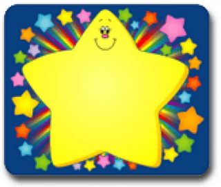 Name Tags - Rainbow Star