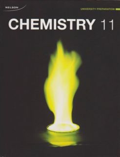 Nelson Chemistry 11 University Preparation