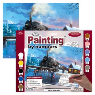 Painting By Numbers - 10 Colors Set : Winter Magic