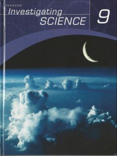 Pearson Investigating Science 9 - Student Textbook