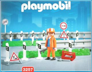 Playmobil #3257 - Road Barrier Set