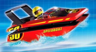 Playmobil #4341 - Click&Go Speedboat