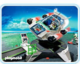 Playmobil #5150 - E-Rangers Turbojet with Launch Pad