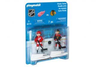 Playmobil #9014 - NHL Blister Chicago Blackhawks vs Detroit Red Wings
