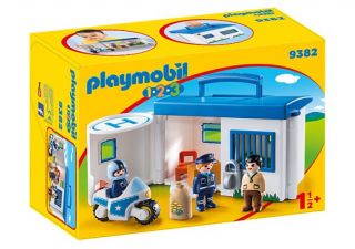 Playmobil #9382 - 1.2.3 Take Along Police Station