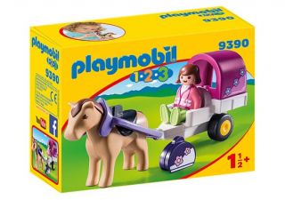Playmobil #9390 - 1.2.3 Horse -Drawn Carriage