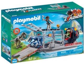 Playmobil #9433 - Dinos Boat with Cage
