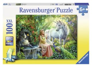 Ravensburger 100 pcs Puzzle - Princess and Unicorn
