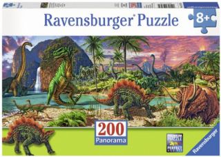 Ravensburger 200 pcs Puzzle - In the Land of the Dinosaurs