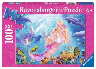 Ravensburger 100 pcs Puzzle - Mermaid & Dophins