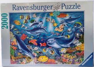 Ravensburger 2000 pcs Puzzle - Dolphin Zone, The