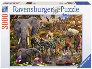 Ravensburger 3000 pcs Puzzle - African Animal World