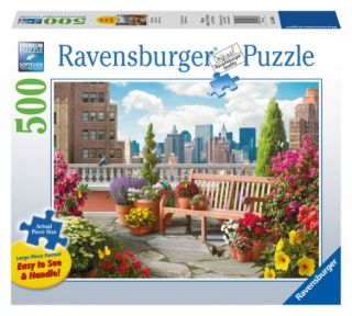 Ravensburger 500 Large Pcs Puzzle - Rooftop Garden