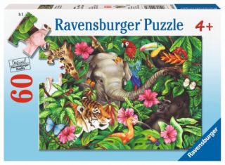 Ravensburger 60 pcs Puzzle - Tropical Friends