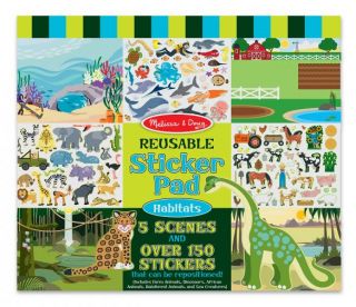 M&D Reusable Sticker Pad - Habitats