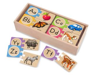 M&D Self-Correcting Alphabet Letter Puzzles