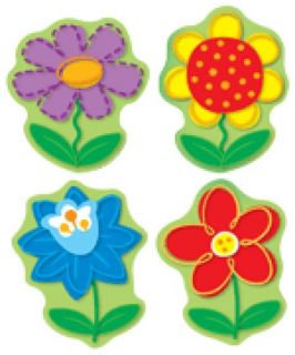 Shape Stickers - Flowers #CD168038