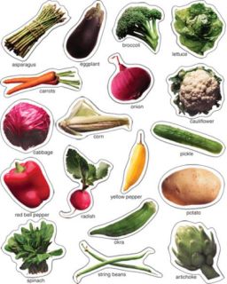 Shape Stickers - Vegetables #CD168009