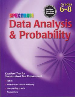 Spectrum Data Analysis & Probability Grades 6 - 8 - Workbook