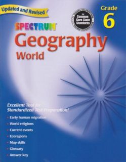Spectrum Geography (World Geography) Grade 6 - Workbook