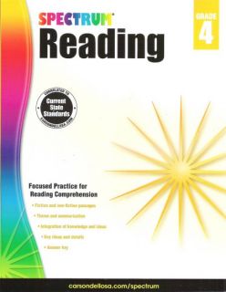 Spectrum Reading Grade 4 - Workbook
