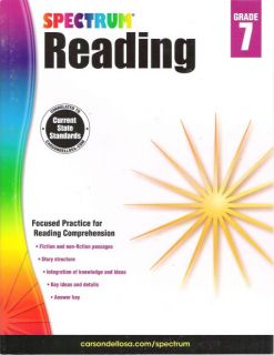 Spectrum Reading Grade 7 - Workbook